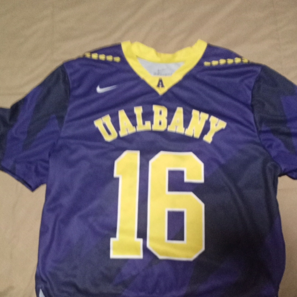 Nike Dri-FIT Yellow and White Jersey